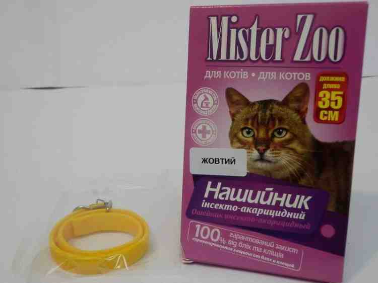 Ошейник от блох для кошек Мистер Зоо Mister Zoo