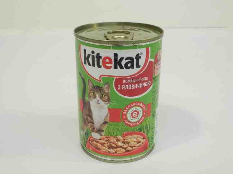 Консервы Kitekat (Китикэт) домашний обед для взрослых кошек, 400 г