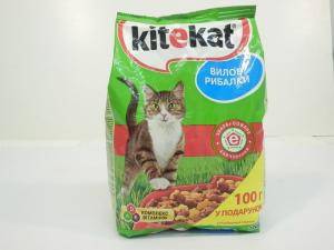Сухой корм Kitekat Улов рыбака для взрослых кошек