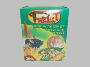 Pokki - 1,  полноценный корм для хомяков, крыс и мышей