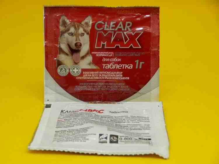 Clear Max (Клеар Макс), противопаразитарное средство для собак 