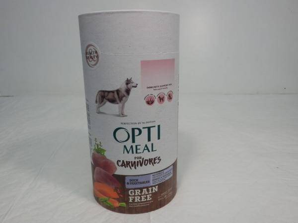 ОптиМил Optimeal беззерновой сухой корм для взрослых собак всех пород утка с овощами 