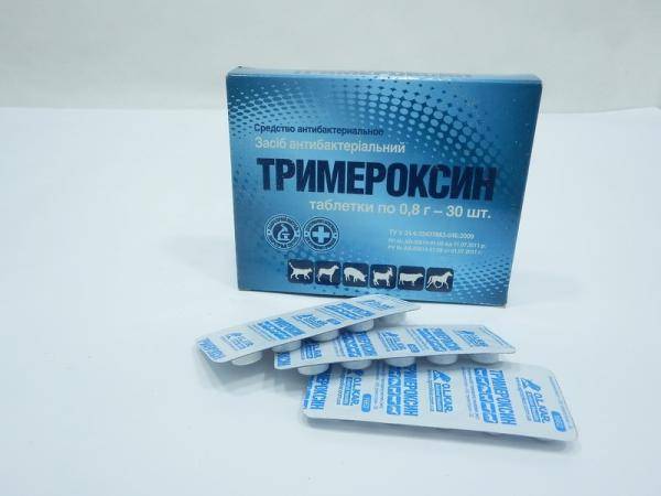 Тримероксин, антибактериальное средство - 30 шт. по 0,8 г