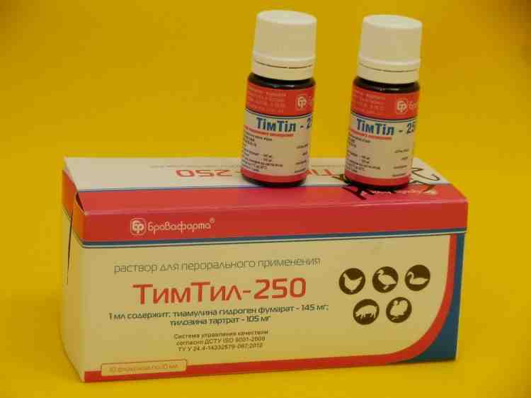 ТимТил - 250, комбинированный ветеринарный антибиотик широкого спектра действия