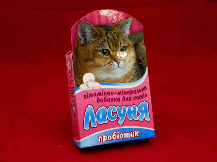 Витаминно-минеральная добавка для кошек и котят Ласуня