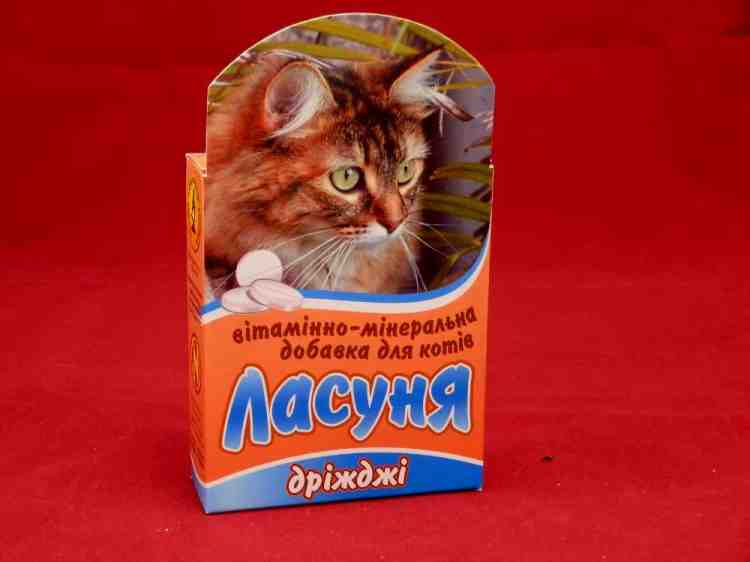 Витаминно-минеральная добавка для кошек и котят Ласуня