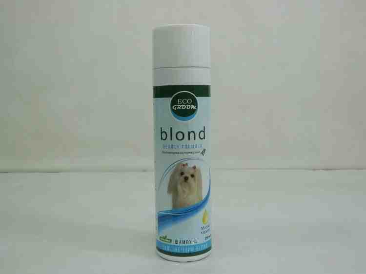 Шампунь для собак белоснежных и светлых окрасов EcoGroom Blond, 250мл