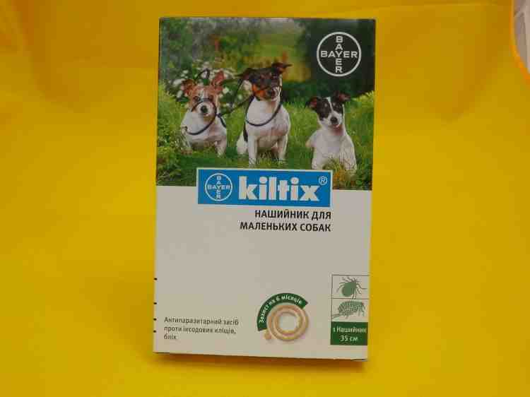 Килтикс  Kiltix антипаразитарный ошейник для собак 